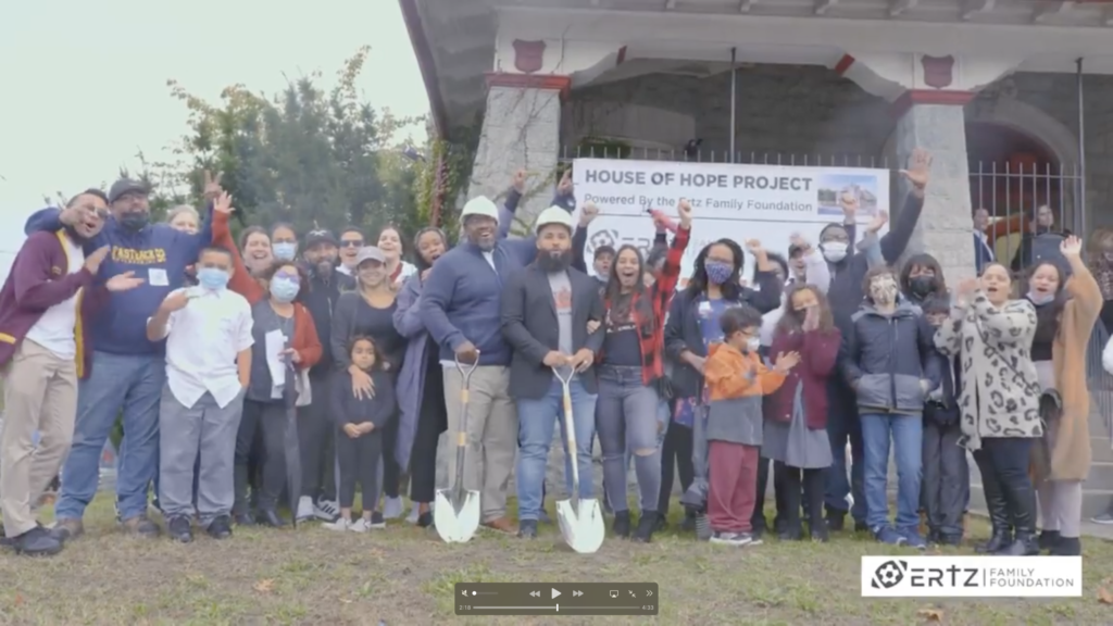 Video House of Hope Groundbreaking powered by Ertz Family Foundation