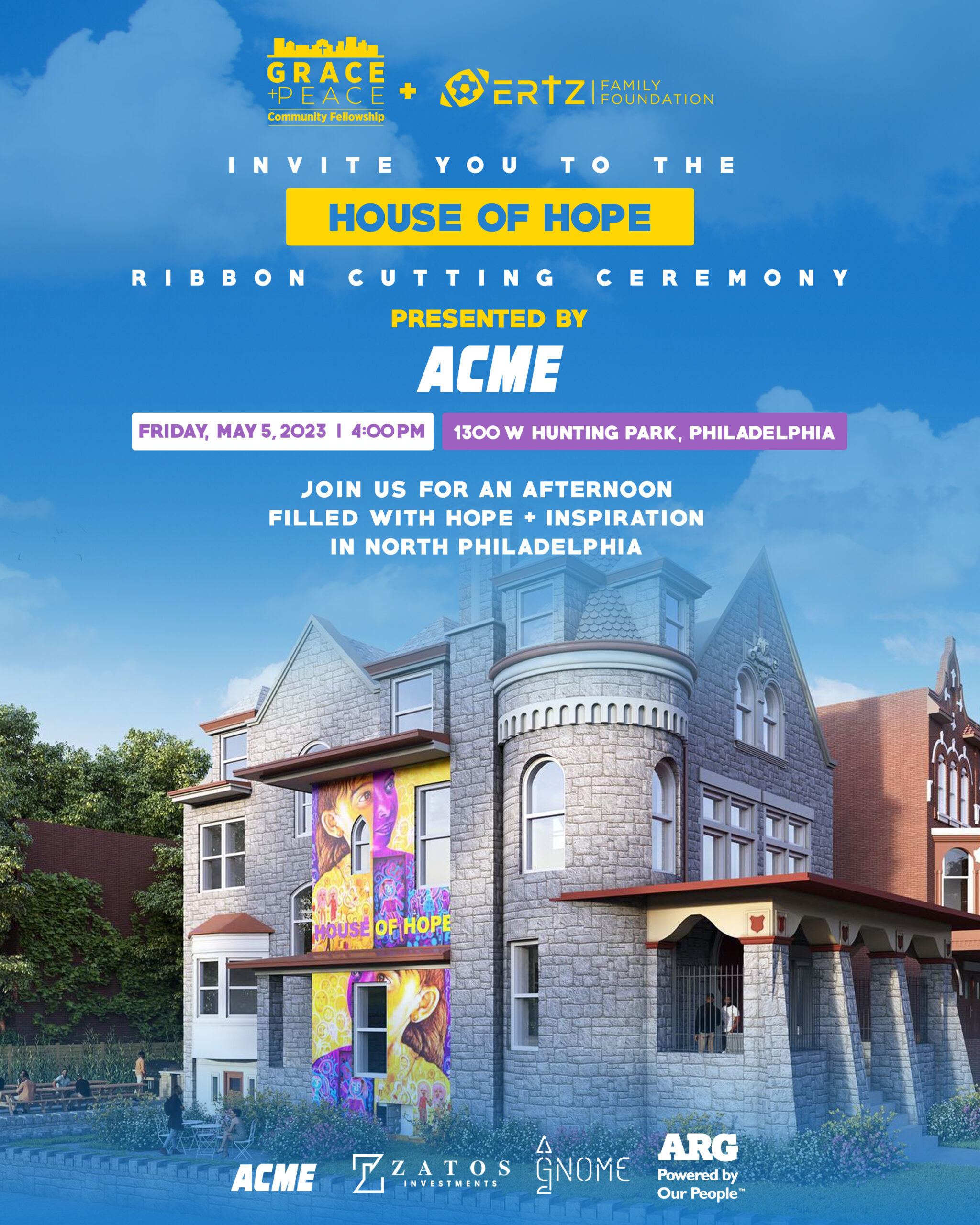 EVENT House of Hope Ribbon Cutting Ceremony · Ertz Family Foundation