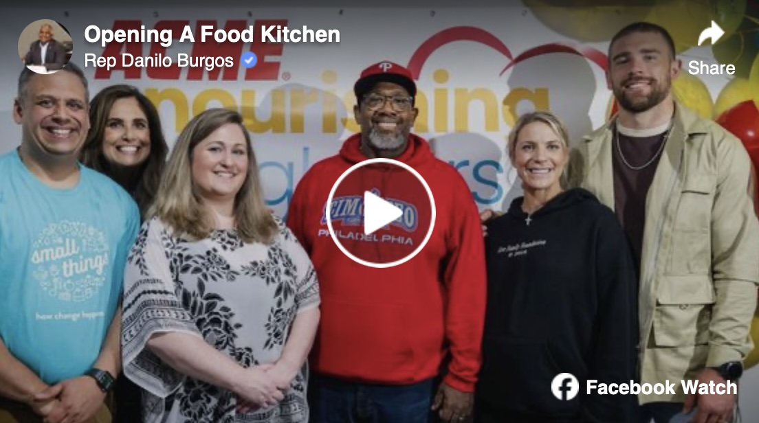 Rep Danilo Burgos House of Hope Food Kitchen · Ertz Family Foundation